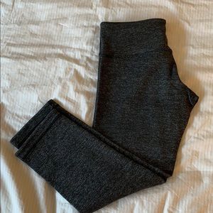 lululemon space dyed black wonder under crops Sz 4